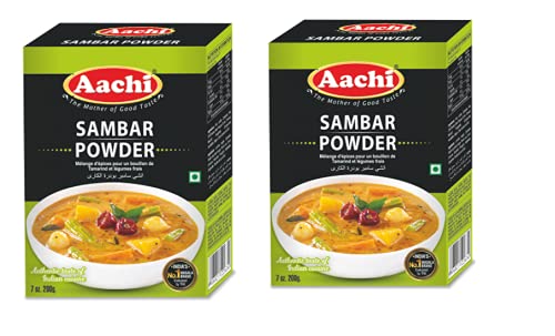 Aachi Sambar Powder Spices Vadilal 200 gms 