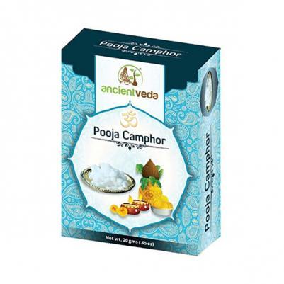 Ancient Veda Pooja Camphor puja Divine Supplies 20 Grams (.65 Oz) 