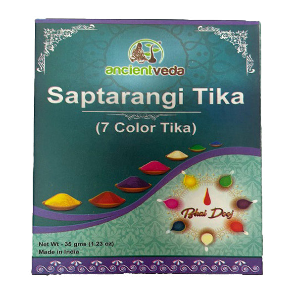 Ancient Veda Saptarangi Tikka Puja Divine Supplies 7 Color Tika 