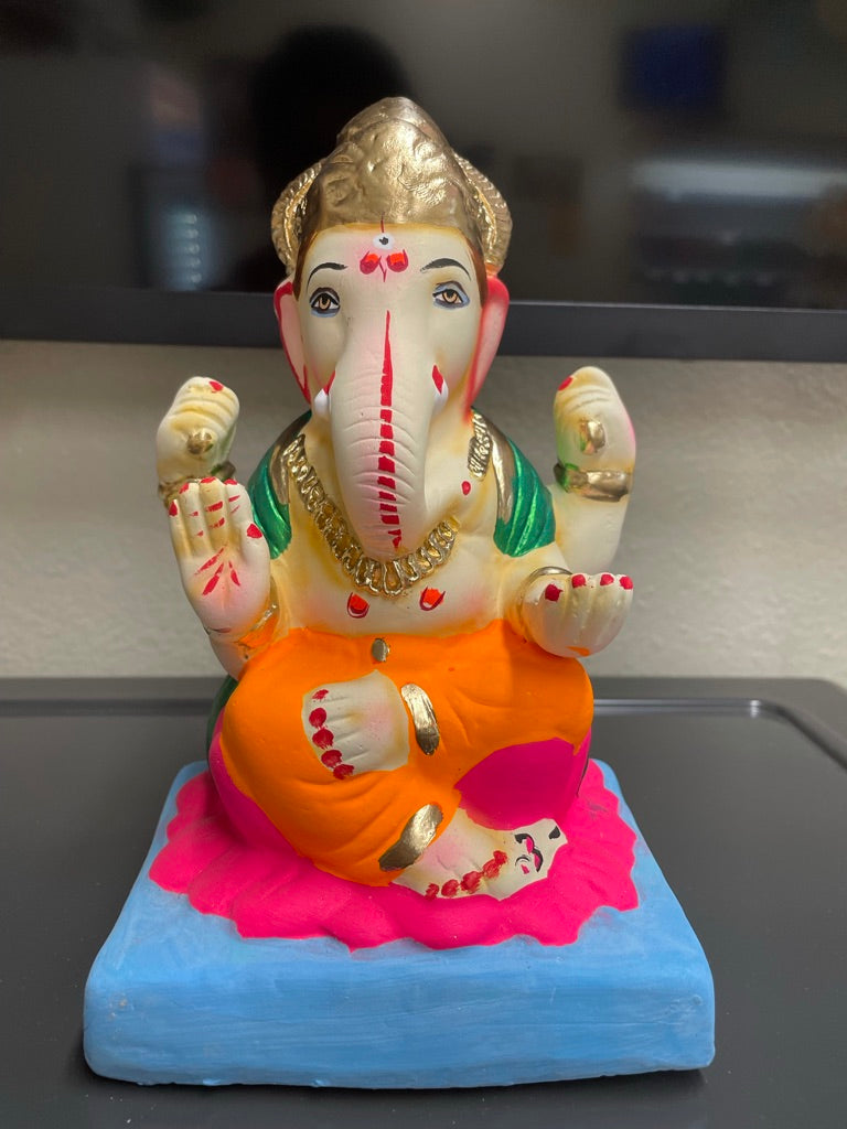 Bhakti Ganesha Idol puja Bollywood music & Gifts 6 x 9 Inches 