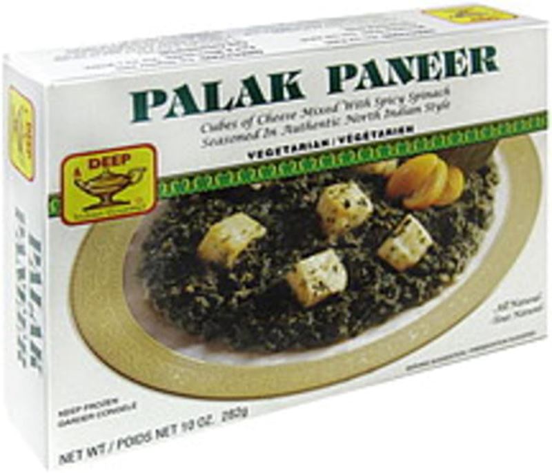Deep Palak Paneer Frozen Foods Deep 283 g / 10 Oz 