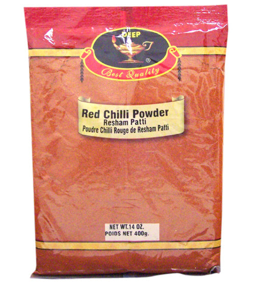 Deep Red Chilli Powder Reshmapatti Spice Deep 14oz 