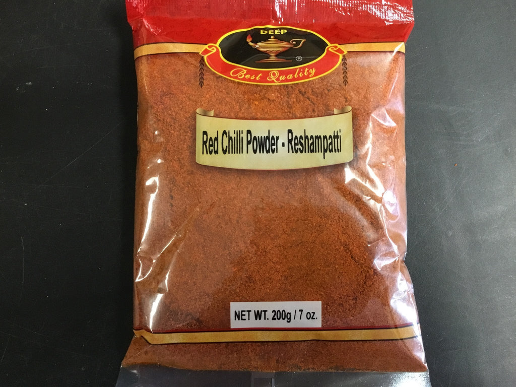 Deep Red Chilli Powder Reshmapatti Spice Deep 7oz 