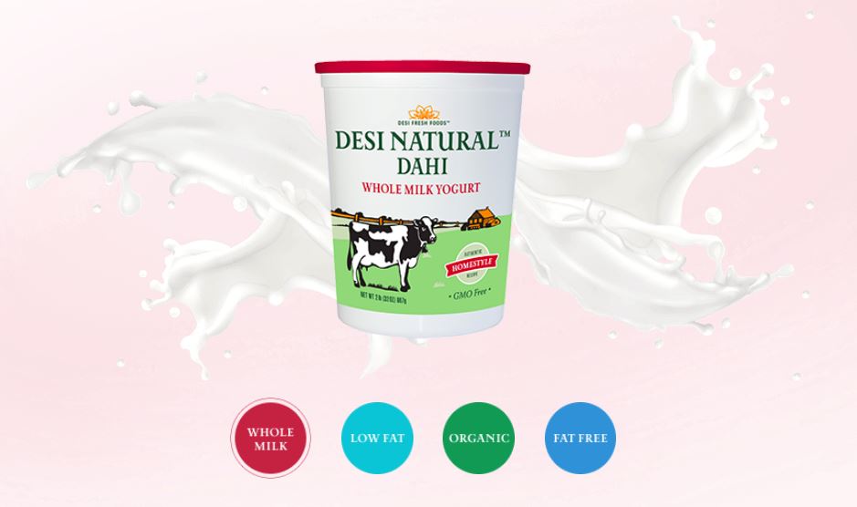 Desi Natural Dahi – Organic Whole Milk Yogurt Dairy DAAKS 