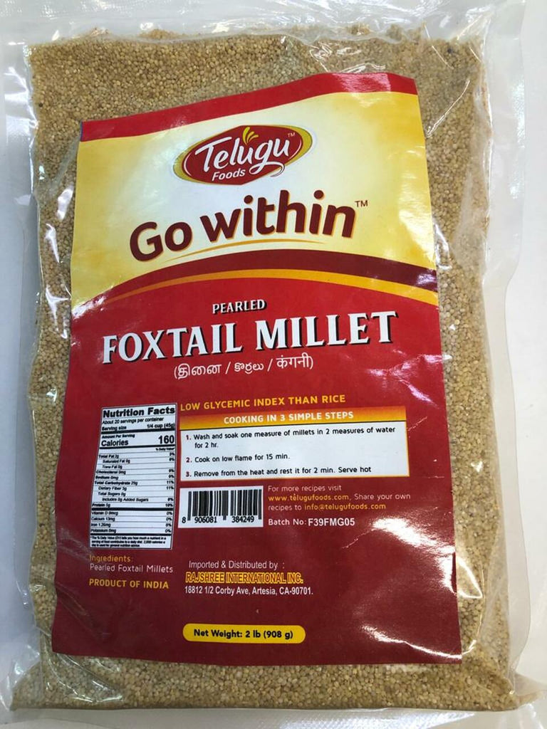 Go Within Foxtail Millet Millet Rajshree 2 LB 