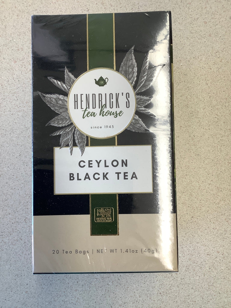 Hendricks Tea House - Ceylon Black Tea Tea/Coffee Hendricks Tea House 40 Grams 20 Tea Bags 