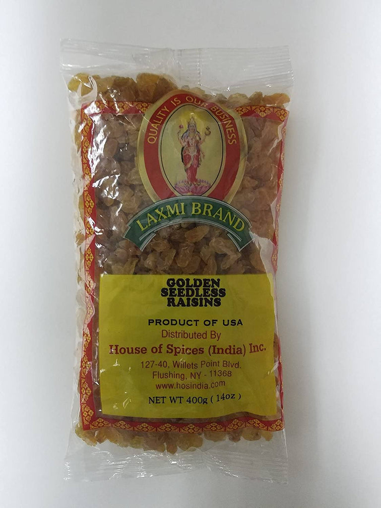 Laxmi Golden Raisins Snacks House Of Spices 400gms 