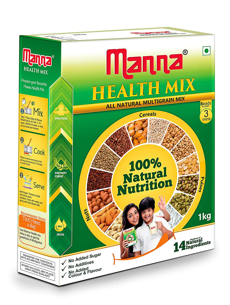 Manna Health Mix Nutrition Drinks & Shakes Vadilal 