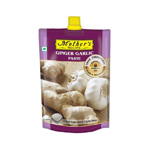 Mother's Recipe Ginger Garlic Paste Pouch Paste Sri Sairam Foods 200 gms 