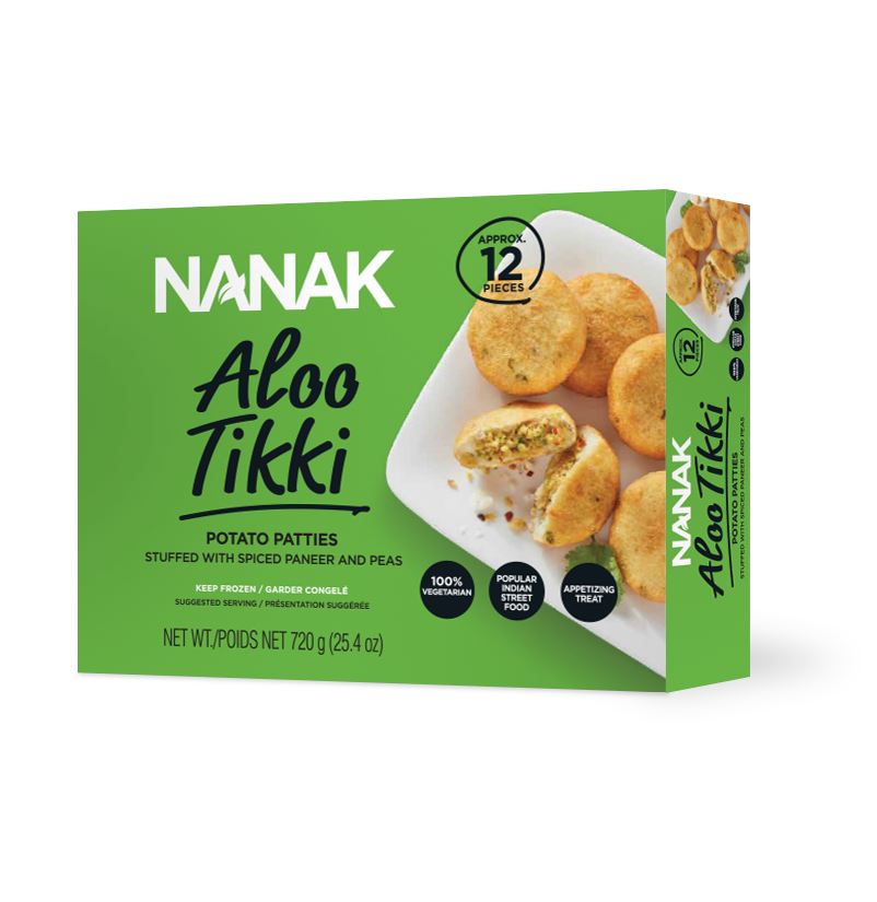 Nanak Aloo Tikki Frozen Food Gourmet Wala 720g 