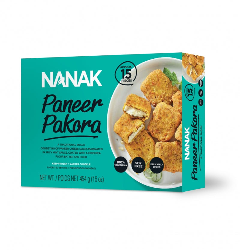 Nanak Paneer Pakora Frozen Food Gourmet Wala 454g 15 Pcs 
