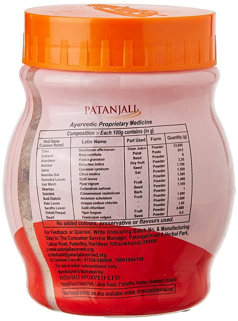 Patanjali Pachak Anardana Goli Health Prayosha Spices 