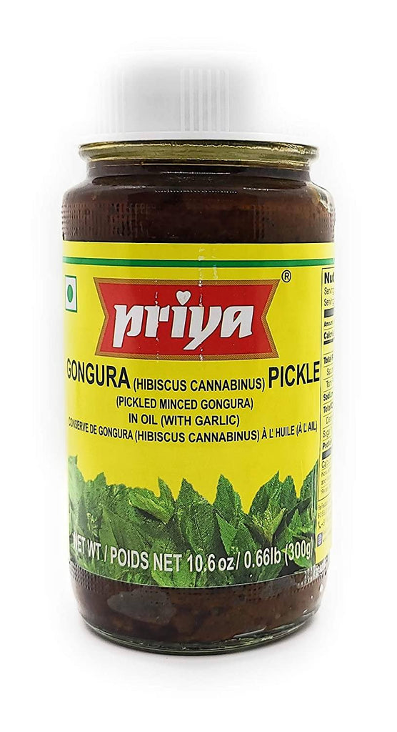 Priya Gongura Pickle Pickle Malabar 300 Grams 