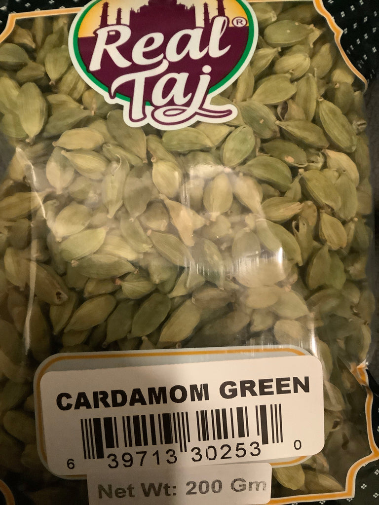 Real Taj Green Cardamom - Elaichi Spices Prayosha Spices 200 Grams 