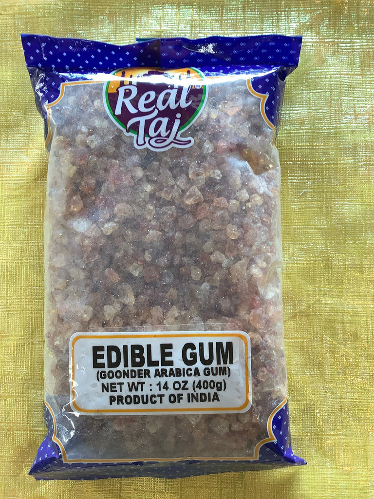 Real Taj Indian Edible Gum Gunder Arabica Health Prayosha Spices 400 Grams 