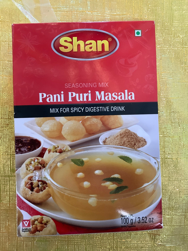 Shan Pani Puri Masala Spices Shah Distributors 50 gms 