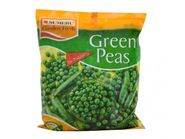 Sumeru Green Peas Frozen Vegetables Malabar 500gm 