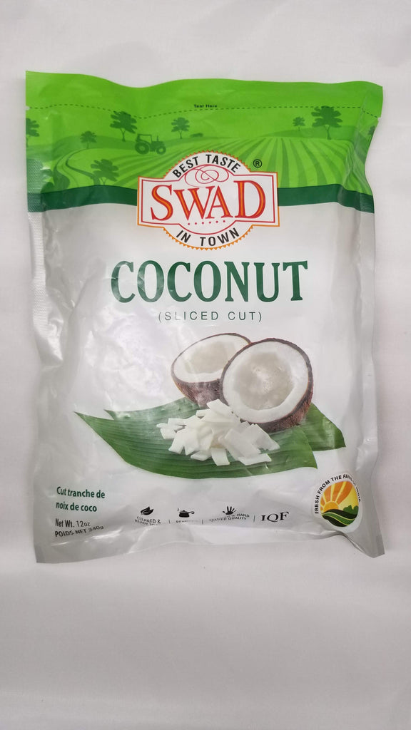 Swad Coconut Slice Herbs & Spices Prayosha Spices 7 OZ 