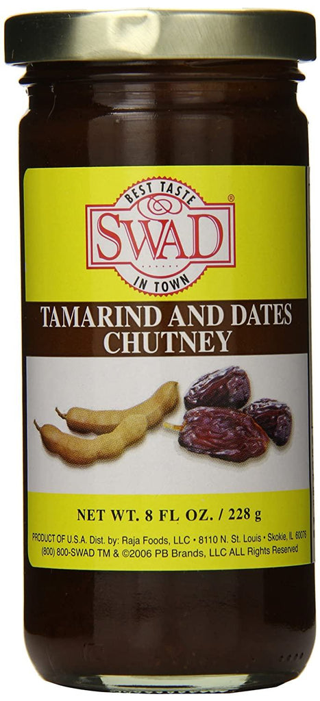 Swad Tamarind and Dates Chutney Chutney Prayosha Spices 8 Fl Oz / 228 g 