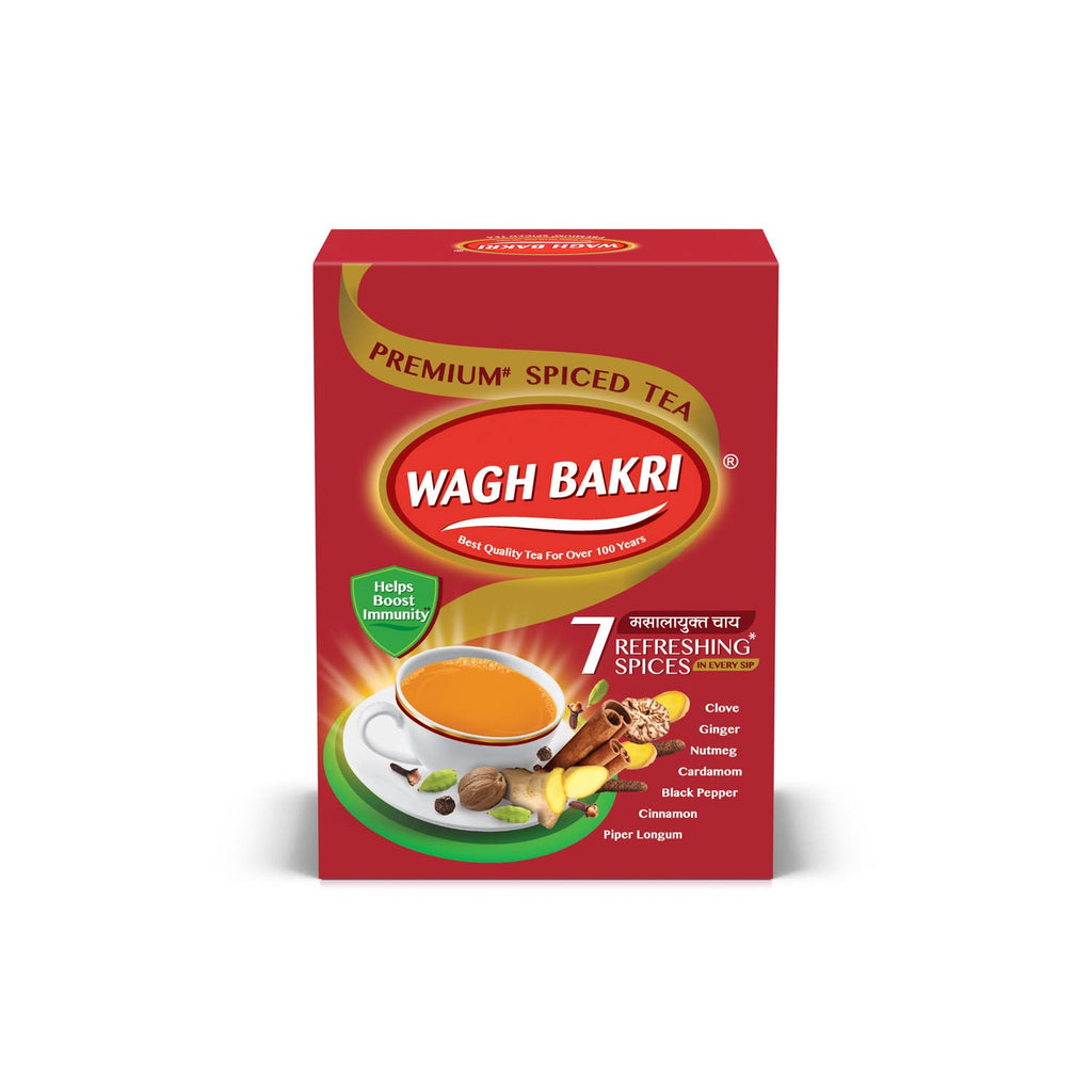 Wagh Bakri Masala Chai Spiced Tea Tea Sri Sairam Foods 250 g 