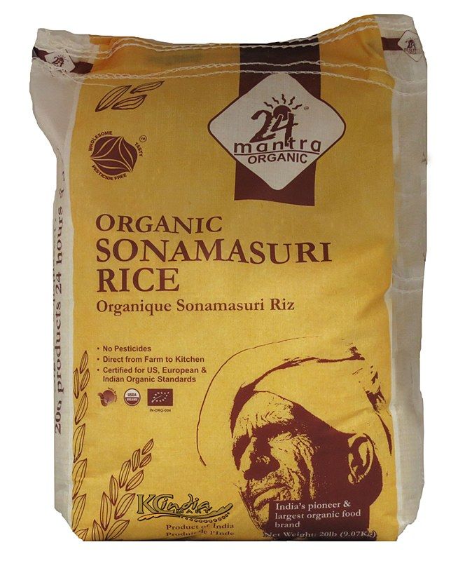 24 Mantra Organic Sona Masuri Rice Rice 24 Mantra 