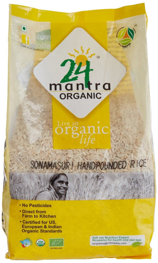 24 Mantra Organic Sona Masuri White Rice Rice 24 Mantra 2 LB 