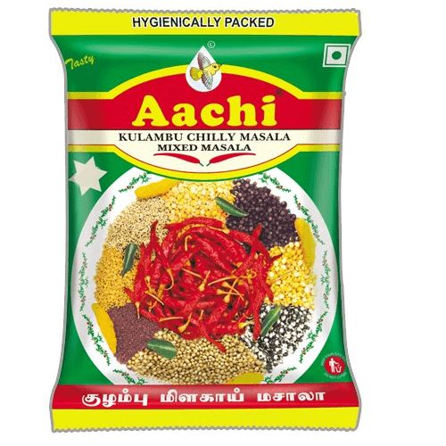 Aachi Kulambu Chilli Masala Spices Sri Sairam Foods 50 g 