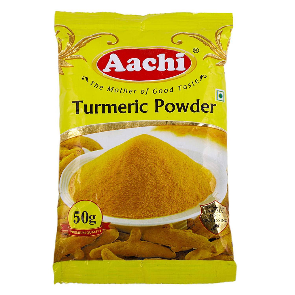 Aachi Spice Powder - Turmeric Spices Sri Sairam Foods 50 g 