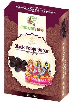 Ancient Veda Black Pooja Supari Puja Divine Supplies 30 Grams / 1 Oz 