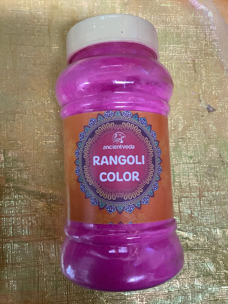 Ancient Veda - Rangoli Color Prayosha Spices Bright Pink - 500 Grams 