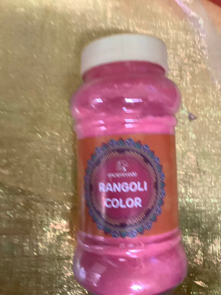 Ancient Veda - Rangoli Color Prayosha Spices Bright Rose - 500 Grams 