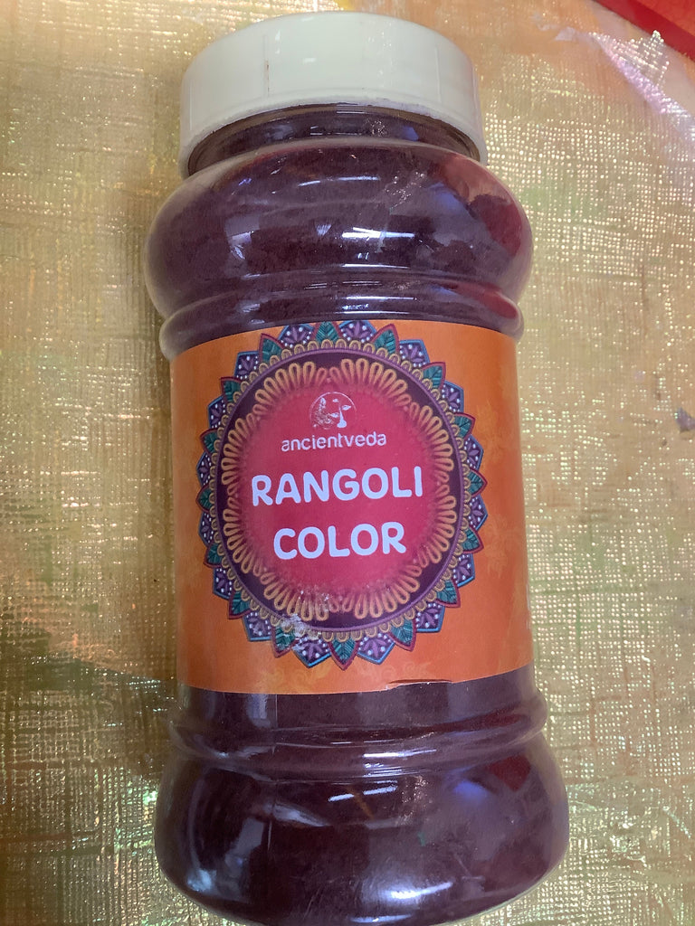 Ancient Veda - Rangoli Color Prayosha Spices Dark Purple - 500 Grams 