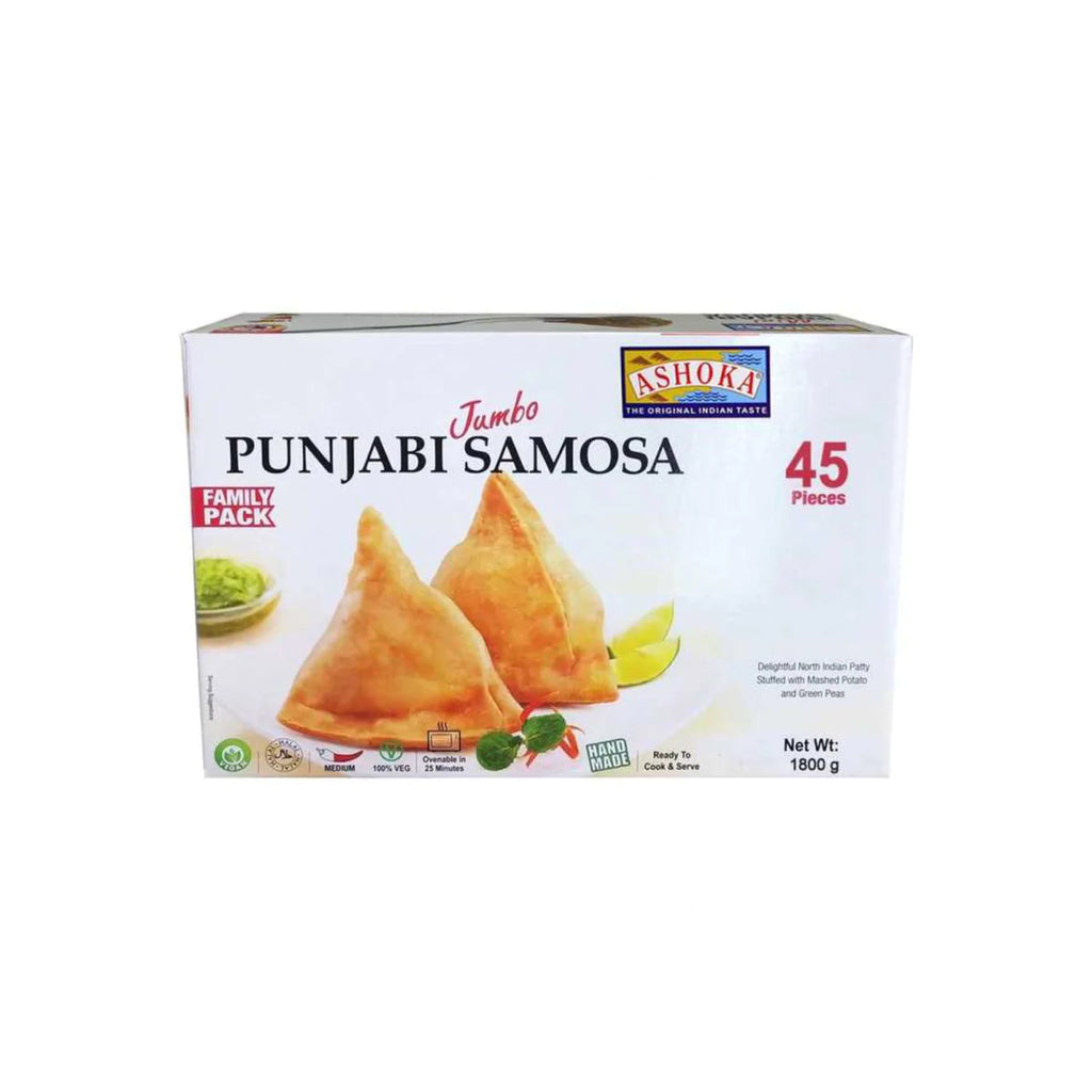 Ashoka Punjabi Samosa Frozen Foods Malabar 40 grams/45 pcs 