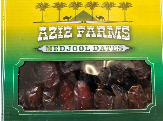 Aziz Farms Medjool Dates Snacks DAAKS 2 LBS 