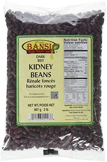 Bansi Dark Kidney Beans Beans Deep 2 Lb 