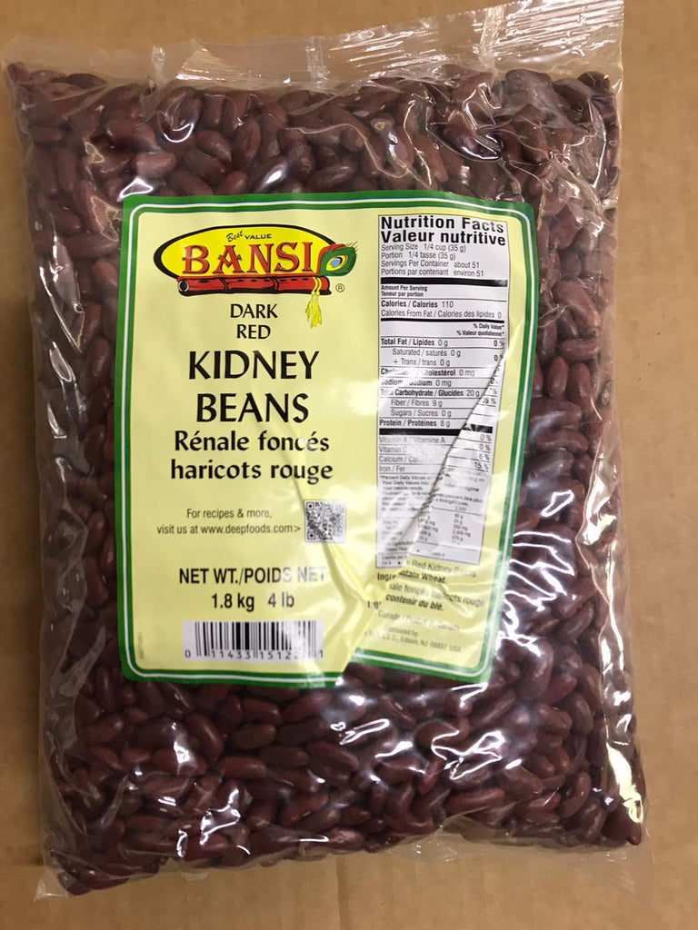 Bansi Dark Kidney Beans Beans Deep 4Lb 