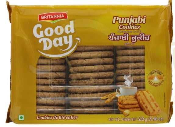 Britannia Good Day Punjabi Cookies Snacks Deep 620 gm 