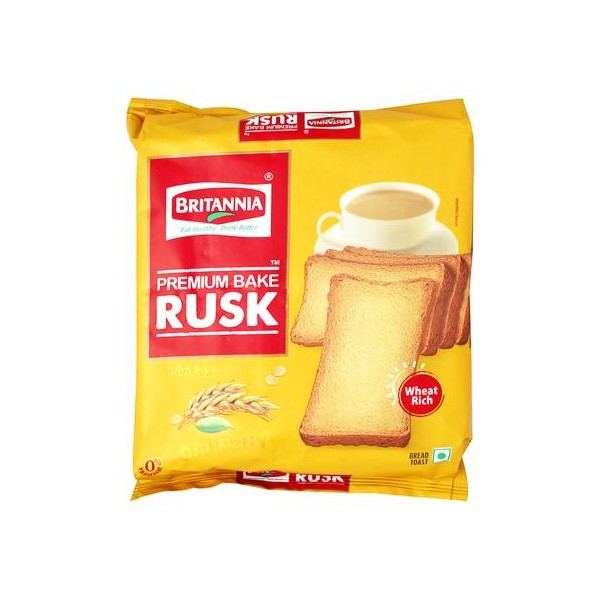 Britannia Premium Bake Rusk Biscuit Sri Sairam Foods 200 g 