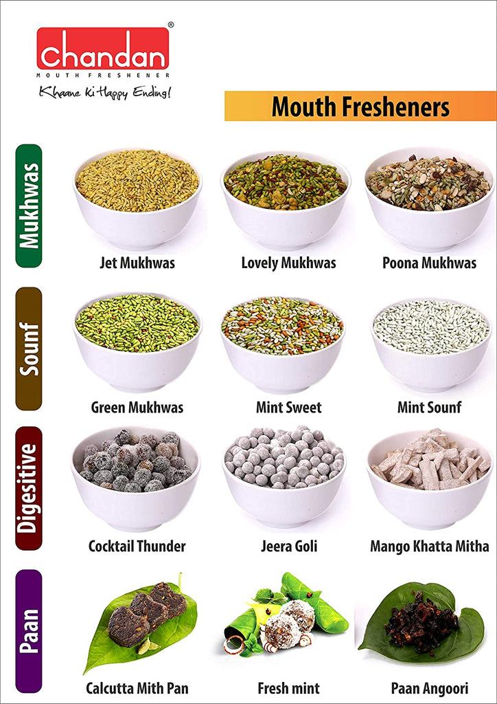 Chandan Mouth Freshener Fresh Mint Health Pioneer 