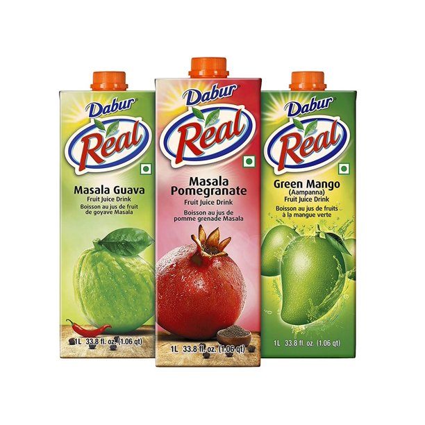 Dabur Real Green Mango Aampanna Fruit Juice Drink Juice Deep 