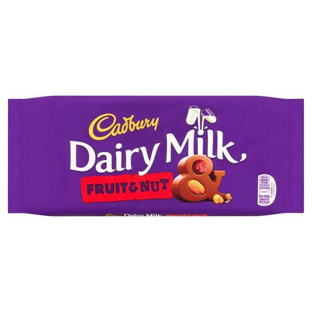 Dairy Milk Chocolates Chocolates Prayosha Spices 110g Fruit & Nut 