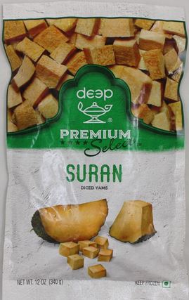 Deep Frozen Suran ( Diced yams) Frozen Foods Deep 340 g / 12 oz 