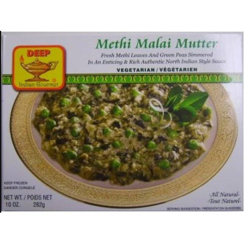 Deep Methi Malai Mutter Frozen Foods Deep 282 g / 10 Oz 