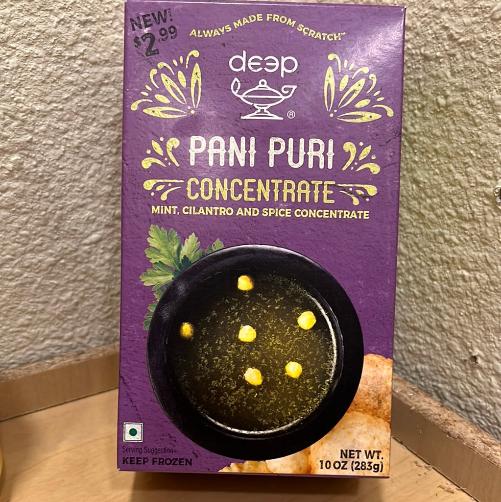 Deep Pani Puri Concentrate Frozen Paste Deep 10 oz / 283 Grams 