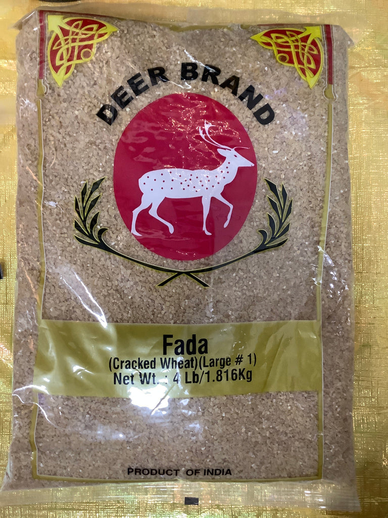 Deer Fada Cracked Wheat Large #1 Spice Shah Distributors 4 LB 