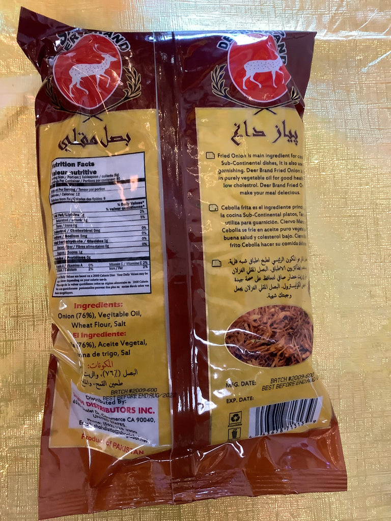 Deer Fried Onion Spice Shah Distributors 