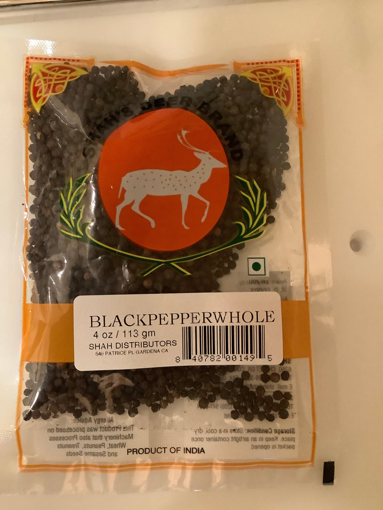 Deer Pepper Whole Spice Shah Distributors 4 oz 