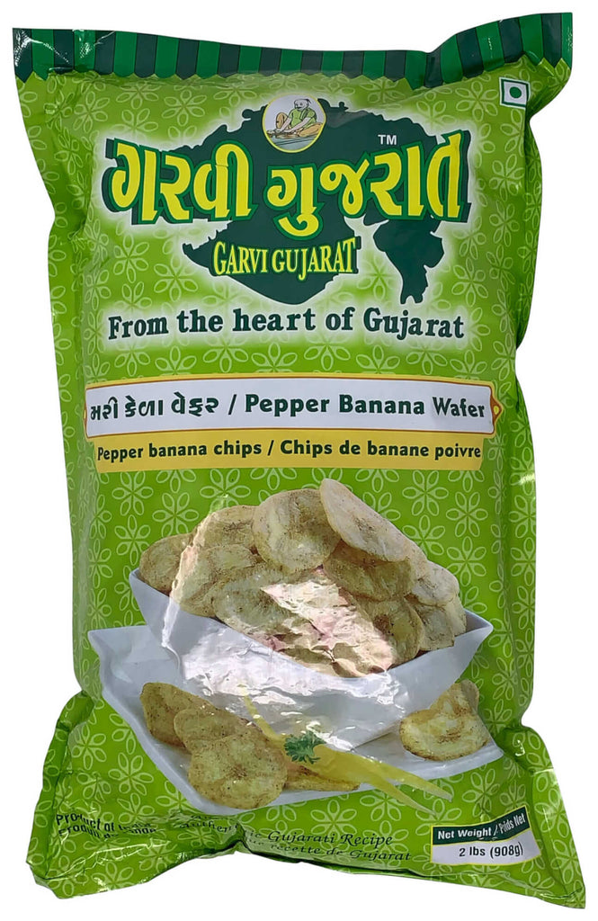 Garvi Gujarat Pepper Banana Chips Snacks Prayosha Spices 