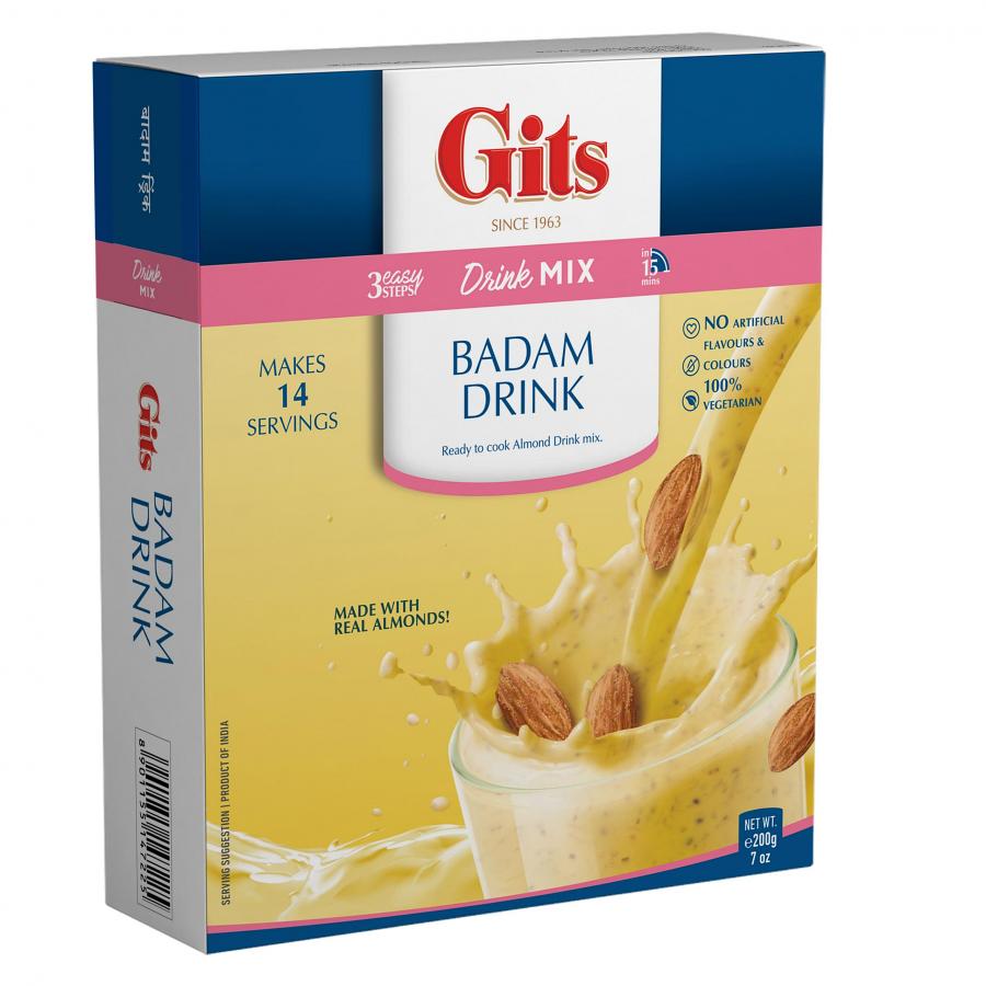 Gits Badam Drink Mix Dessert Malabar 
