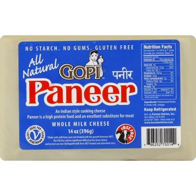 Gopi Indian Style Paneer Dairy Karoun 14oz 